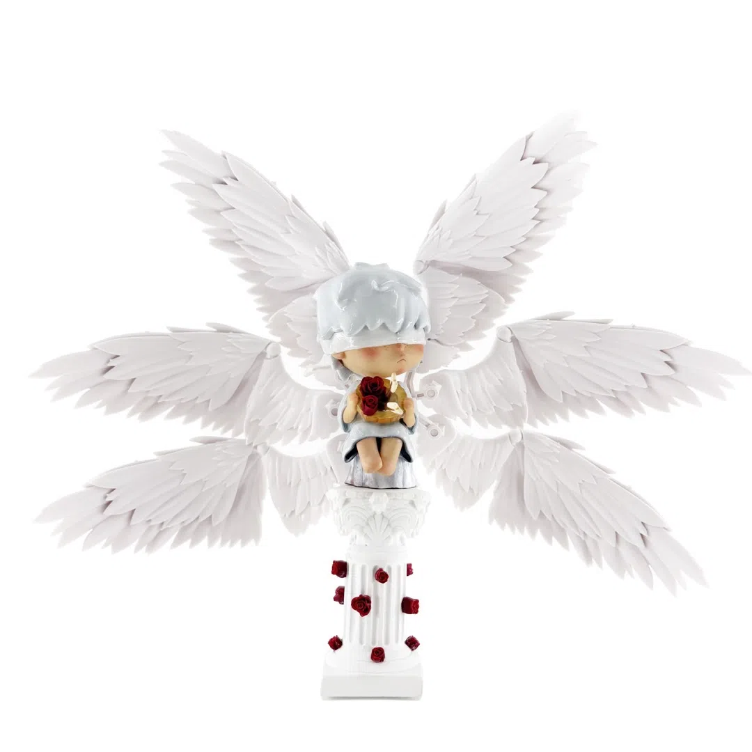 POP MART Hirono Silent Theatre Series Six-Winged Angel White