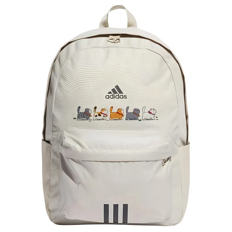 adidas Classic Badge Backpack Light Grey Black