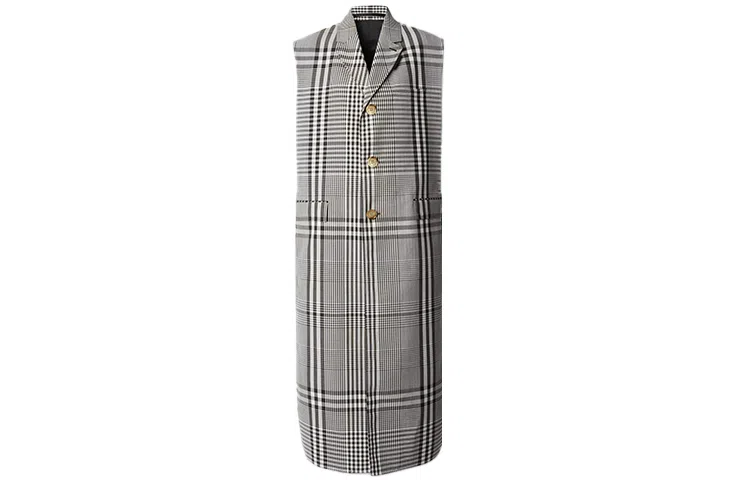 Burberry Sleeveless Wool Coat