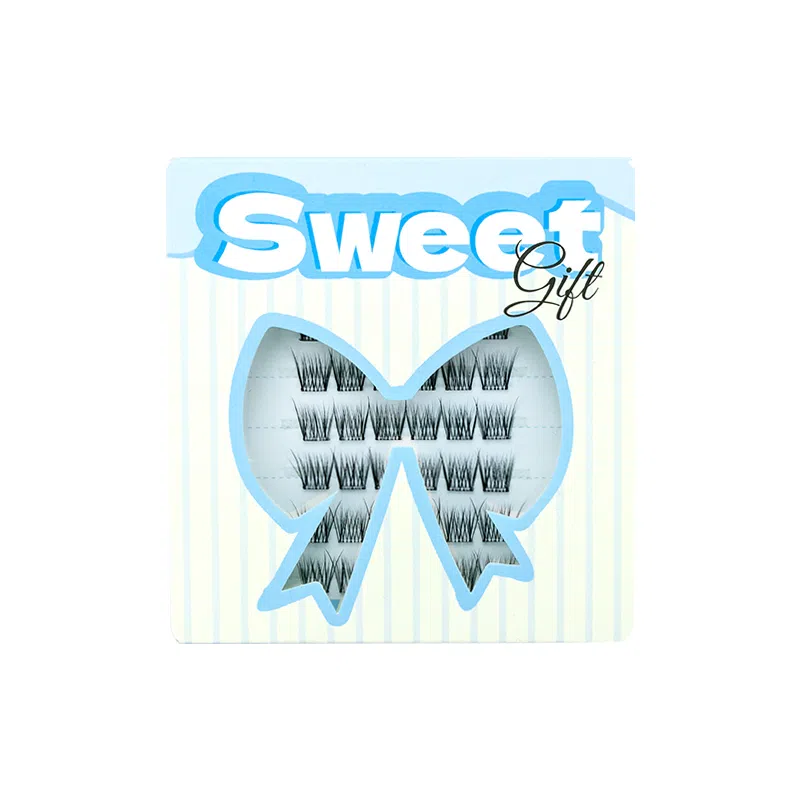 酷乐丝 免胶款 夏日小珍珠假睫毛 自然纤长款 春日出游睫 轻盈无感 仿真舒适 自然妈生