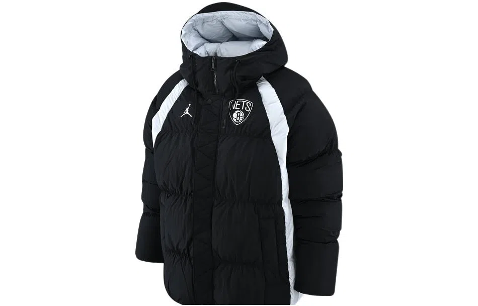 Jordan Logo Hoodie Jacket Black