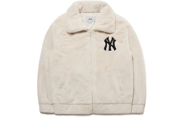 MLB Yankees Fleece Jacket White