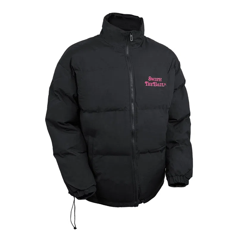 SWISH THE BALL IN LOGO