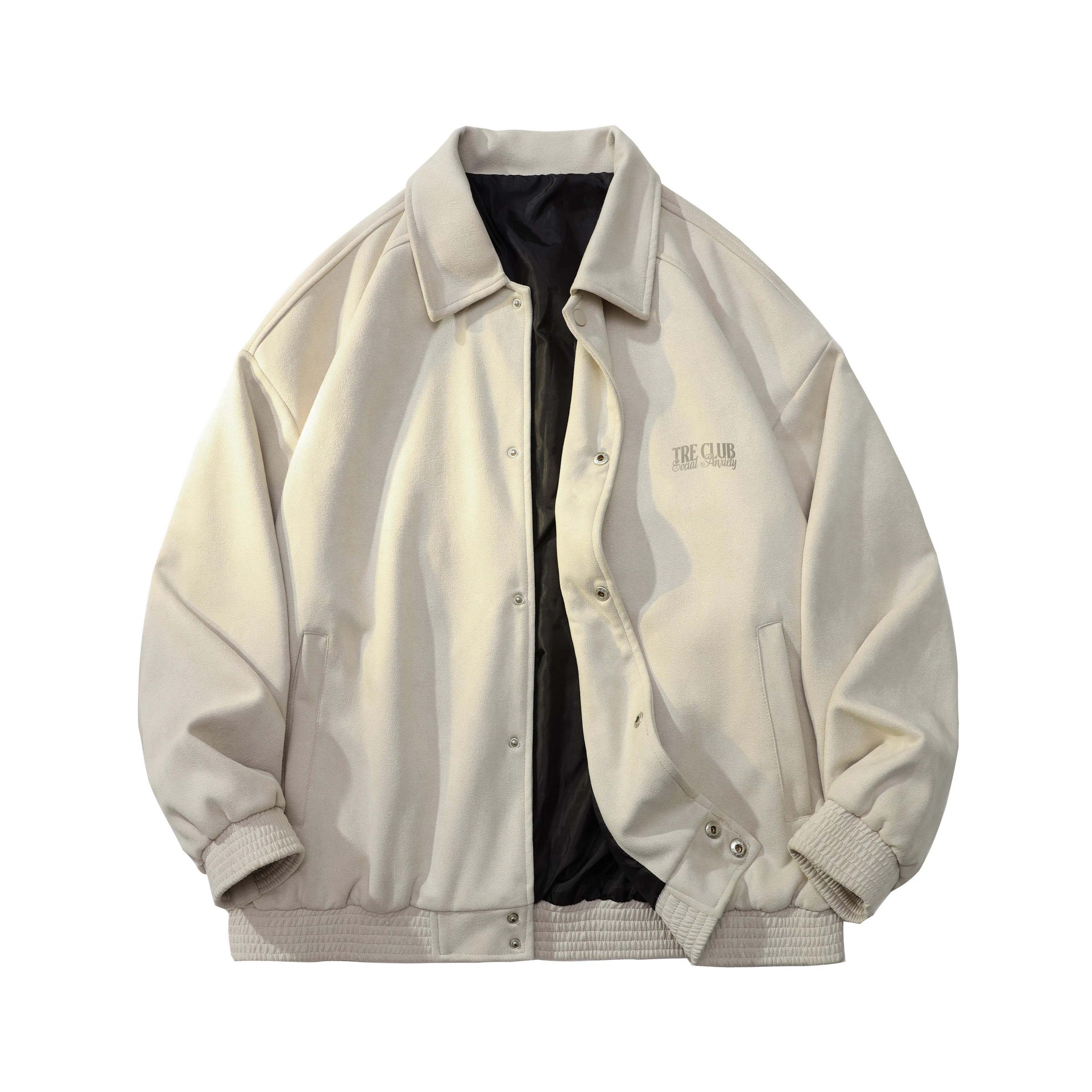 tre club Suede Feel Jacket Beige