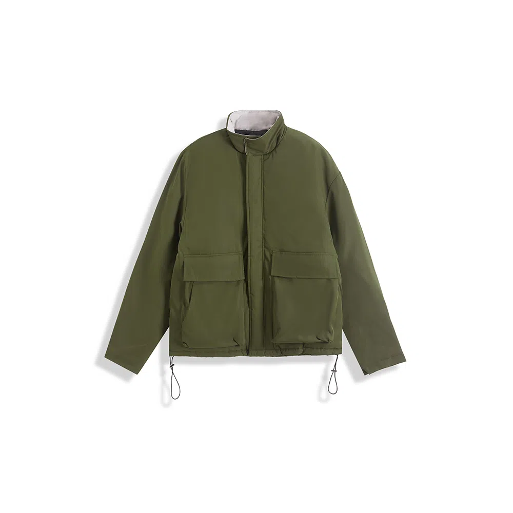 我是大卫 立领工装港风保暖夹克外套棉服 男女同款