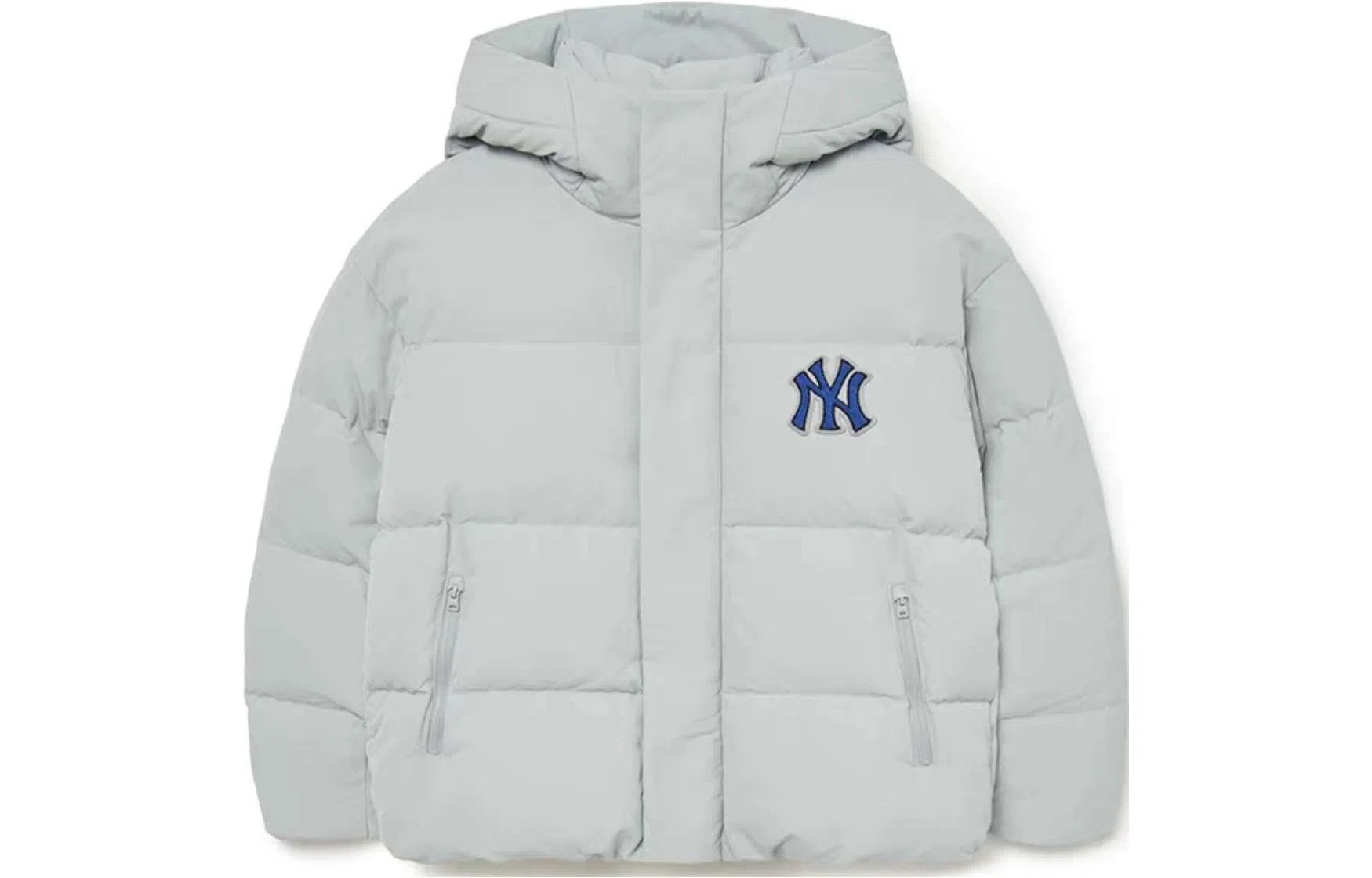 MLB FW23 Yankees Hooded Down Jacket Grey