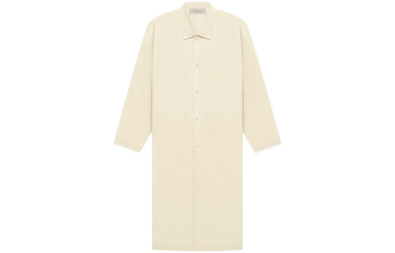 Fear of God Essentials Long Coat Eggshell