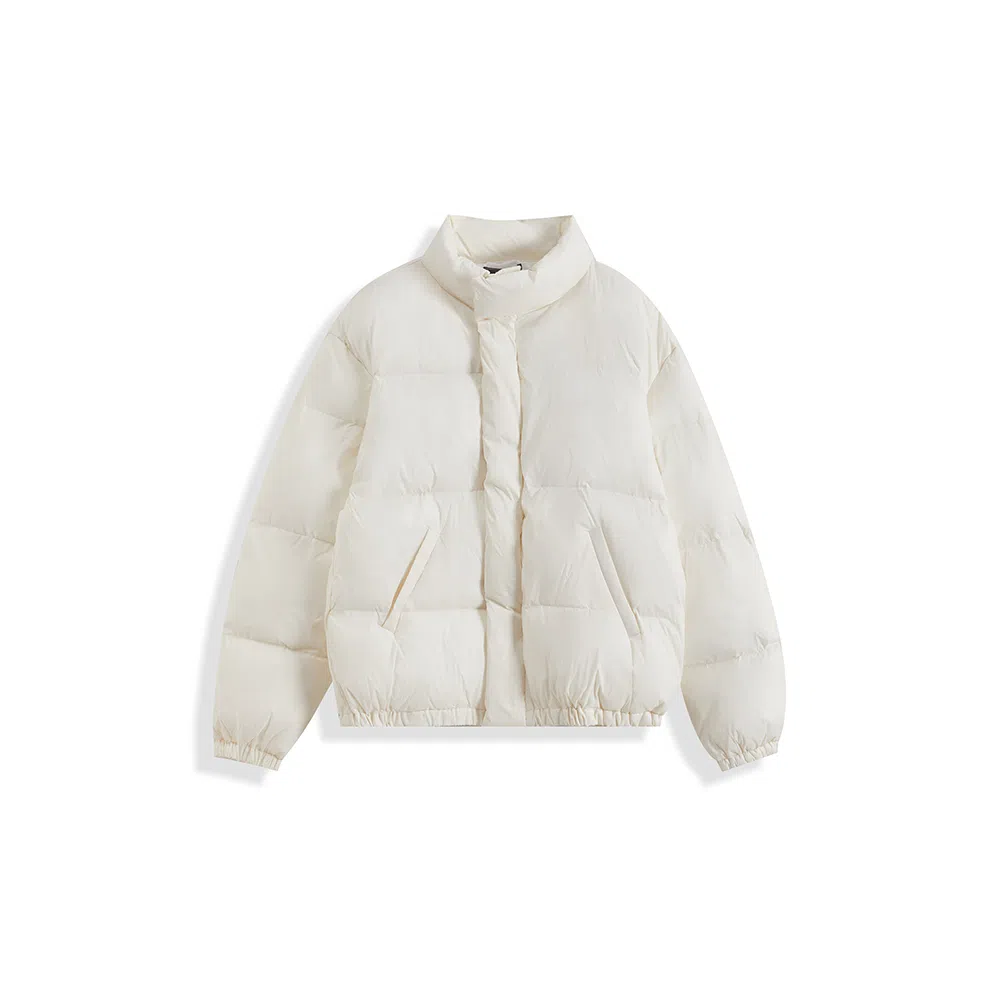 我是大卫 立领保暖加厚宽松面包棉服 男女同款