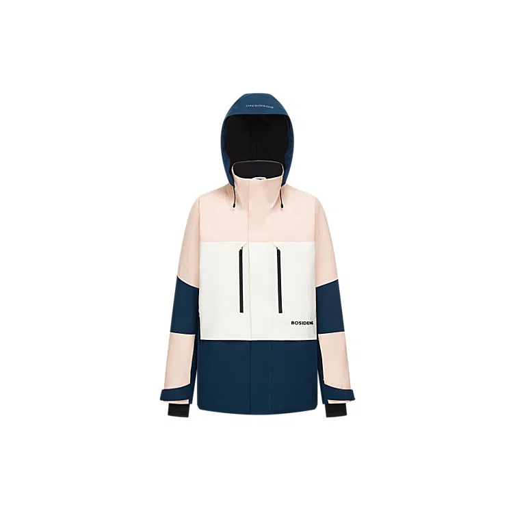 波司登 运动户外滑雪防风防水透气撞色连帽羽绒服 男女同款