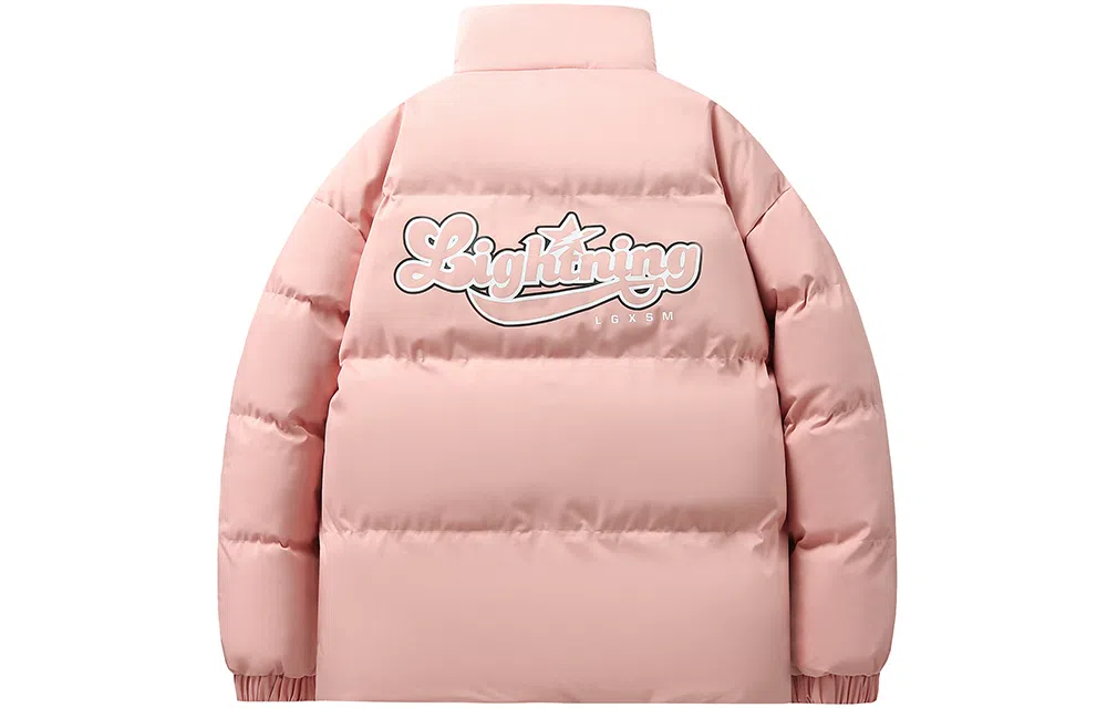 Lightning X Storm Retro College Style Puffer Jacket