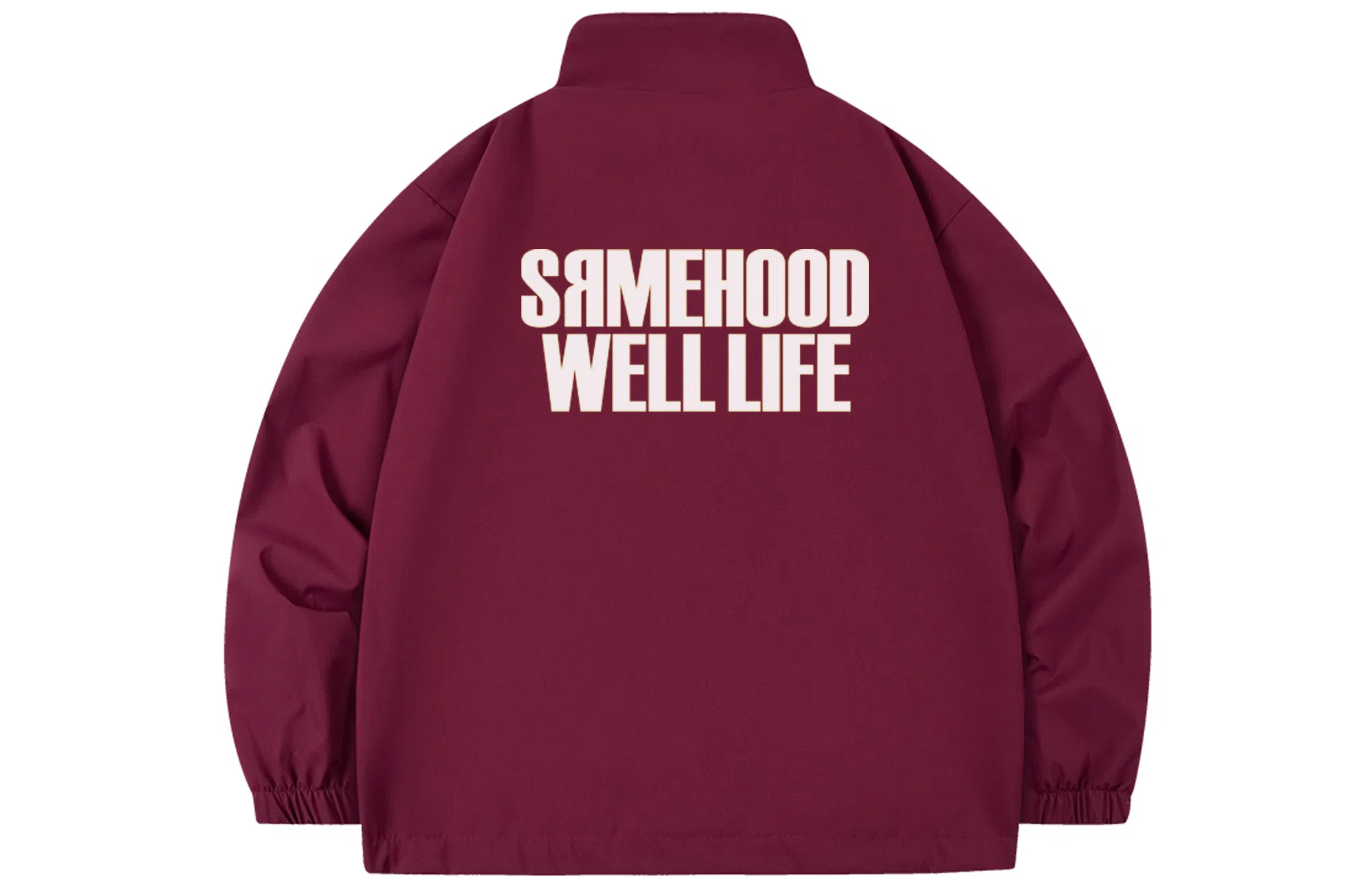 SIMPLE RIMLESS Coach Jacket Navy