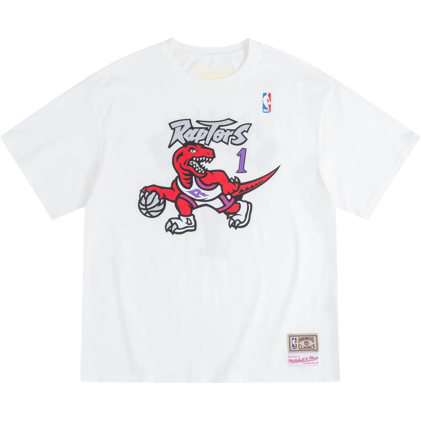 Mitchell Ness NBA 1 logo T