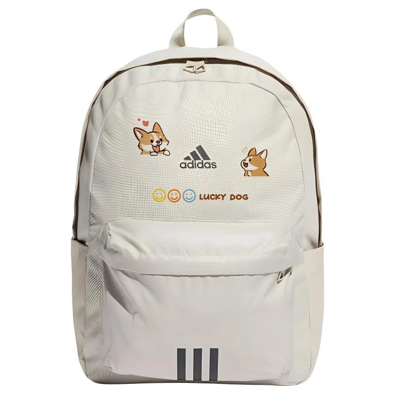 adidas Classic Badge Backpack Light Grey Black