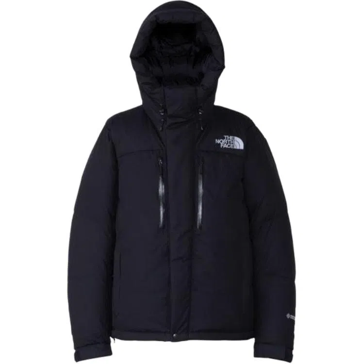 The North Face Logo Hoodie Down Jacket Black