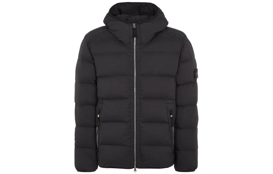 Stone Island SS23 Quilted Down Jacket Black