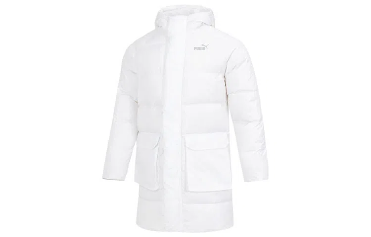 PUMA Das Long Down Jacket White
