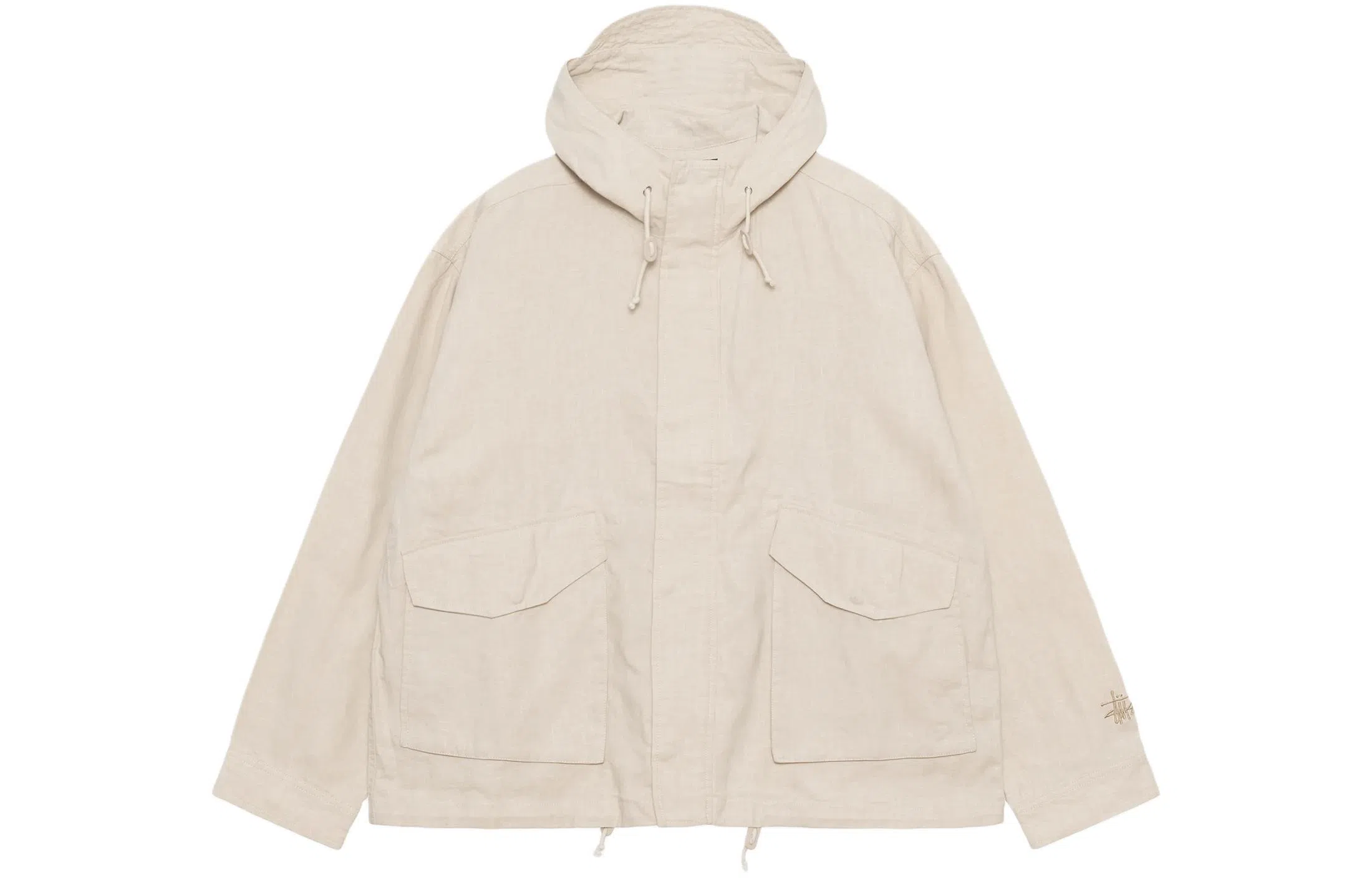 Stussy Short Parka Waxed Linen