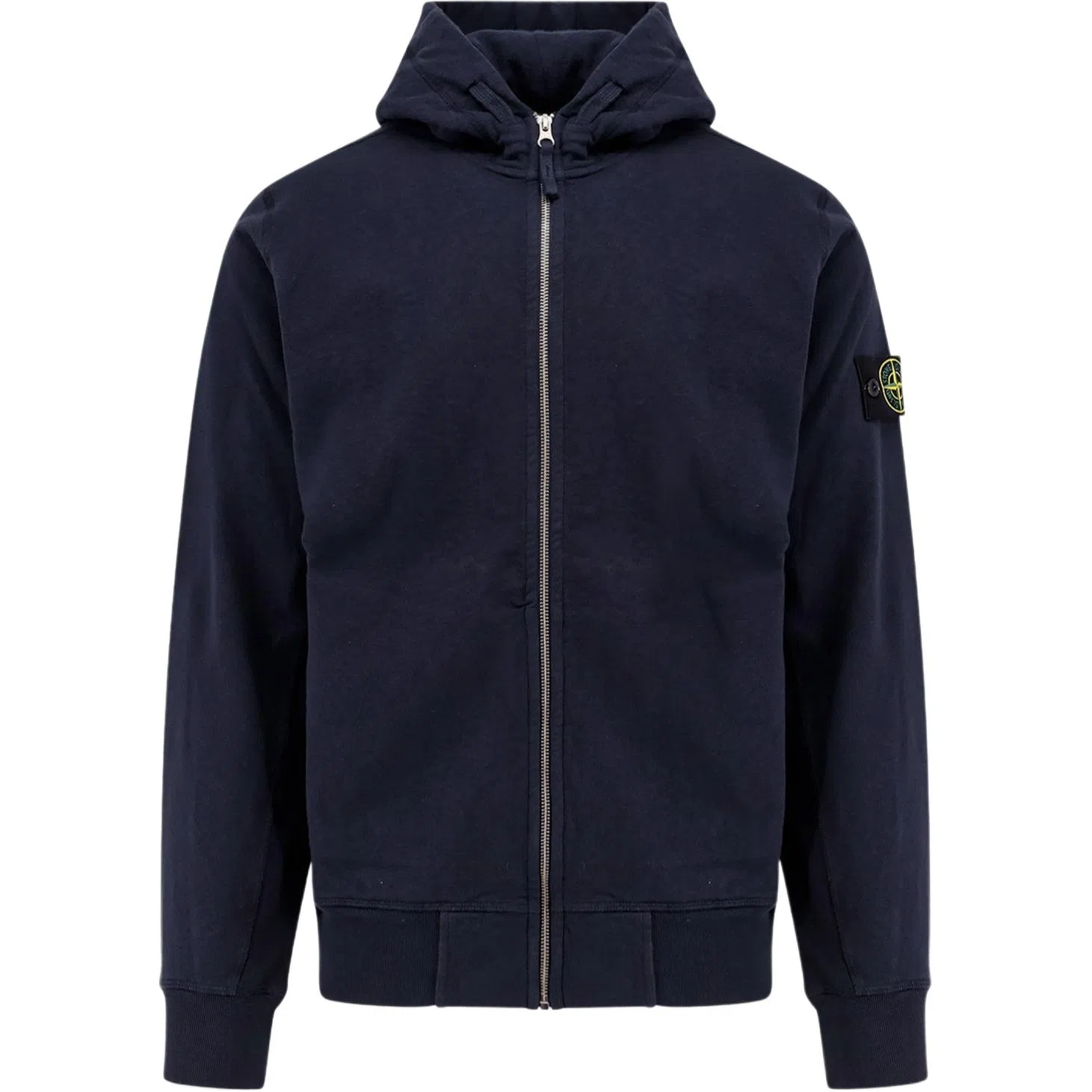 Stone Island Zip Hoodie Blue