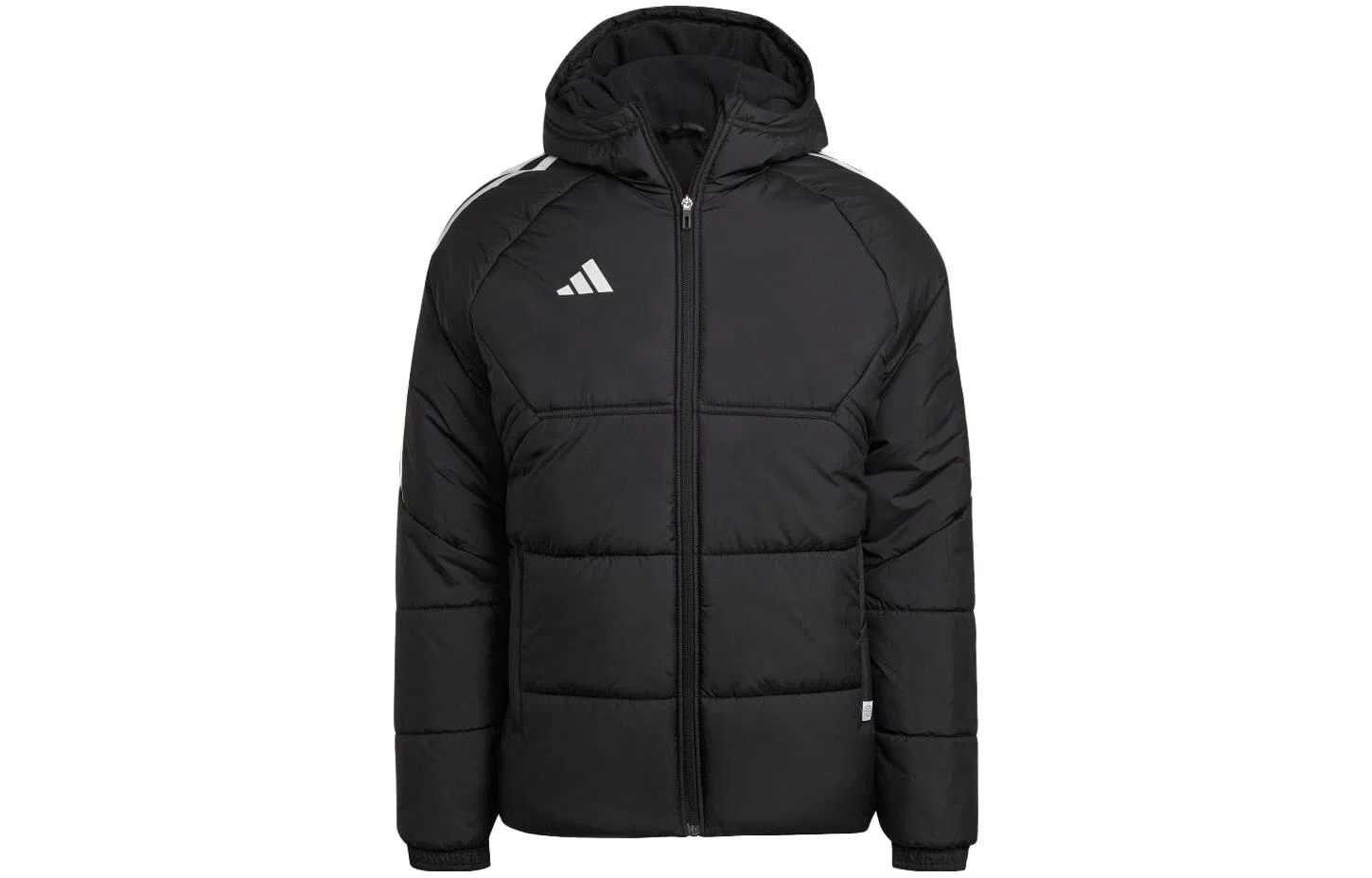 adidas Logo Hoodie Jacket Black
