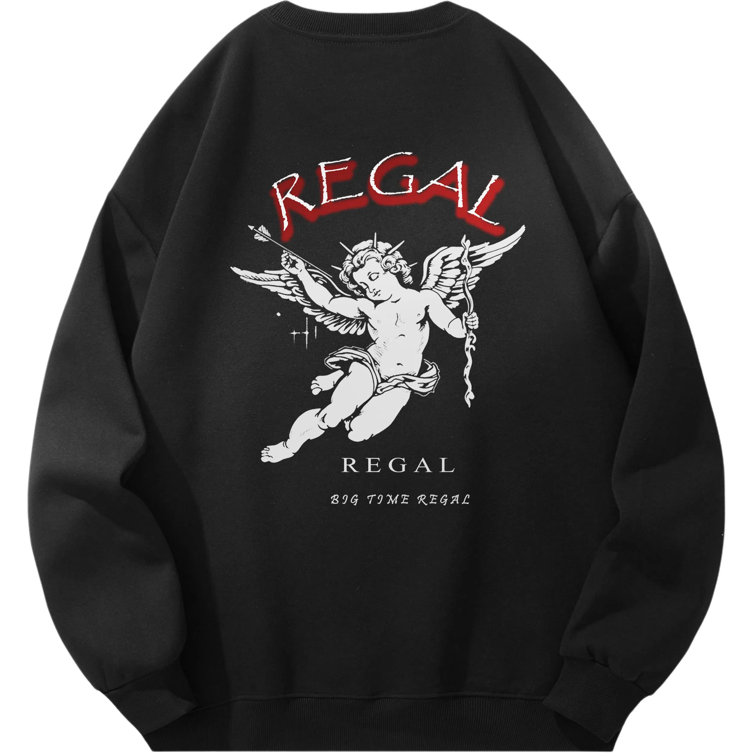 BIG TIME REGAL Pullover Sweatshirt Black
