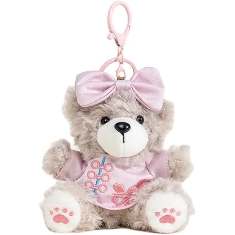 兰妮诗 烘焙系列甜点款国风蝴蝶结装饰  谷圈挂件