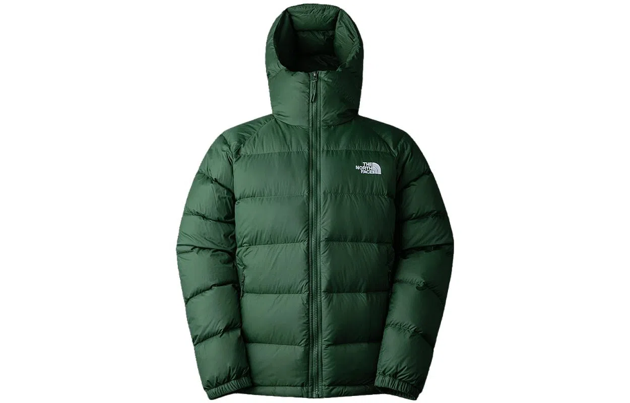 The North Face Hooded Down Jacket Green