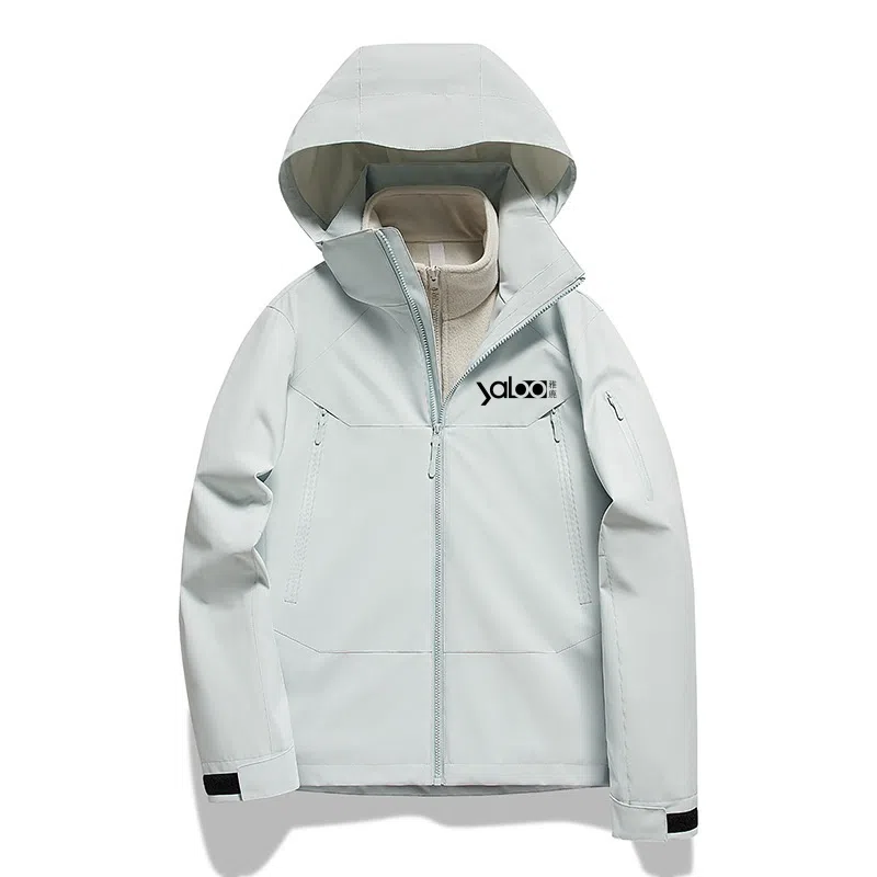 雅鹿优选  耐磨保暖透湿防风防泼 冲锋衣 男款