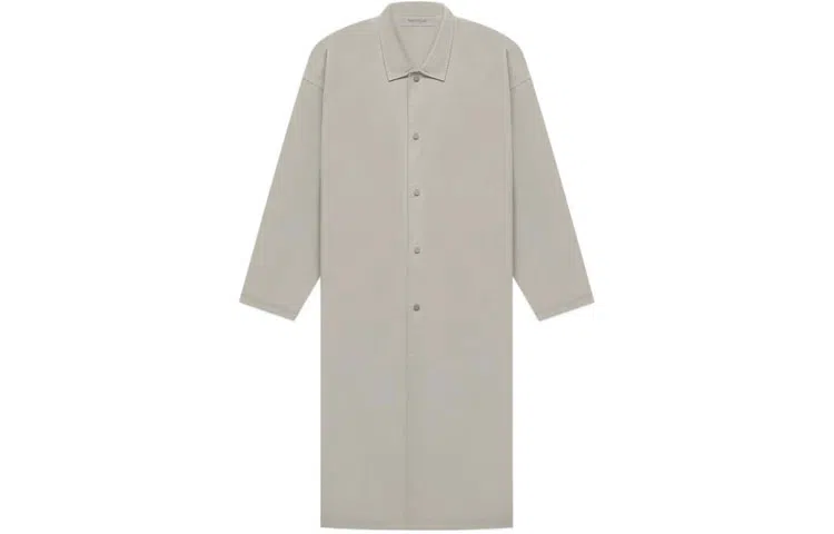 Fear of God Essentials Long Coat Smoke