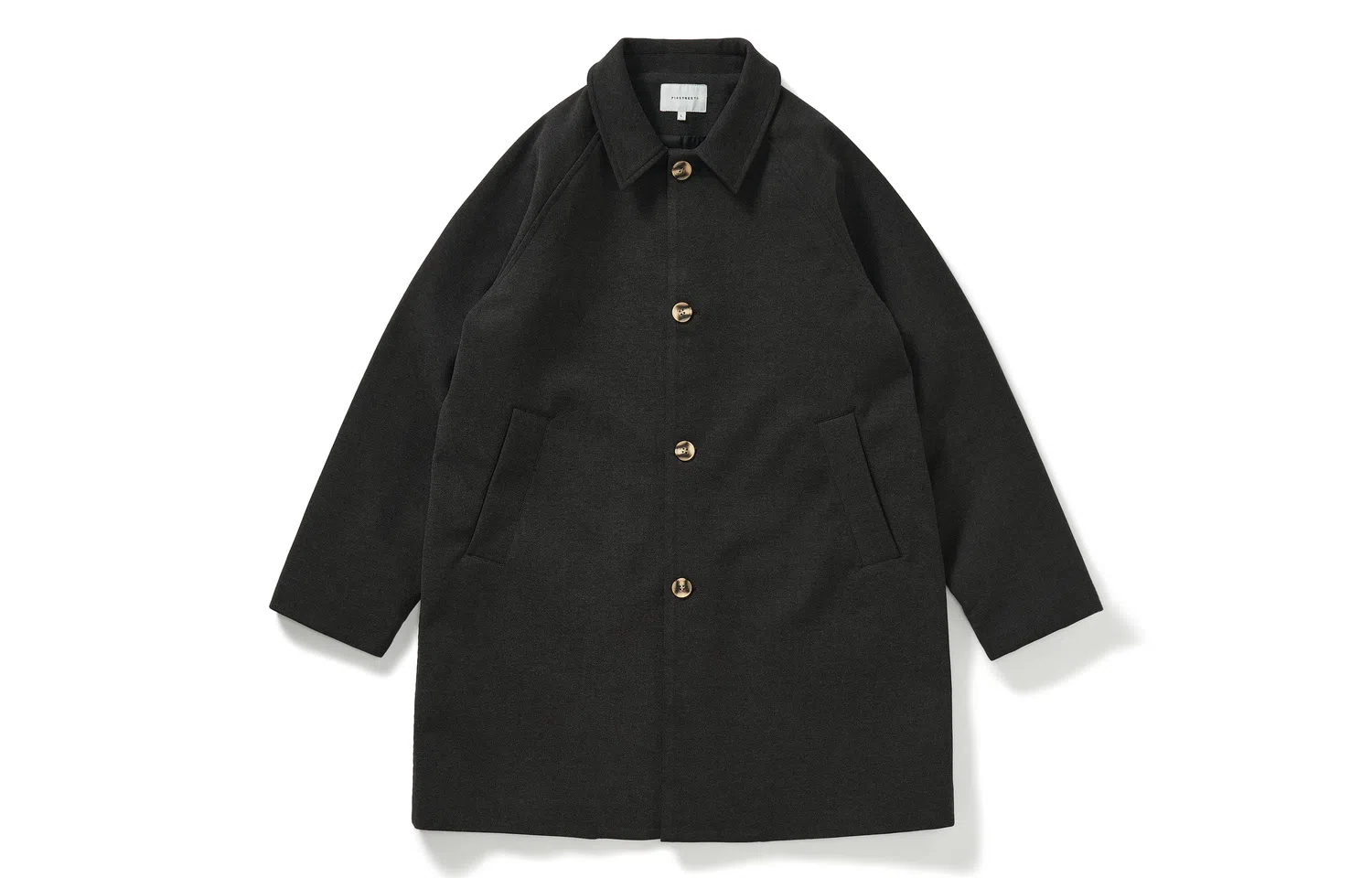 714STREET Balmacaan Wool Coat