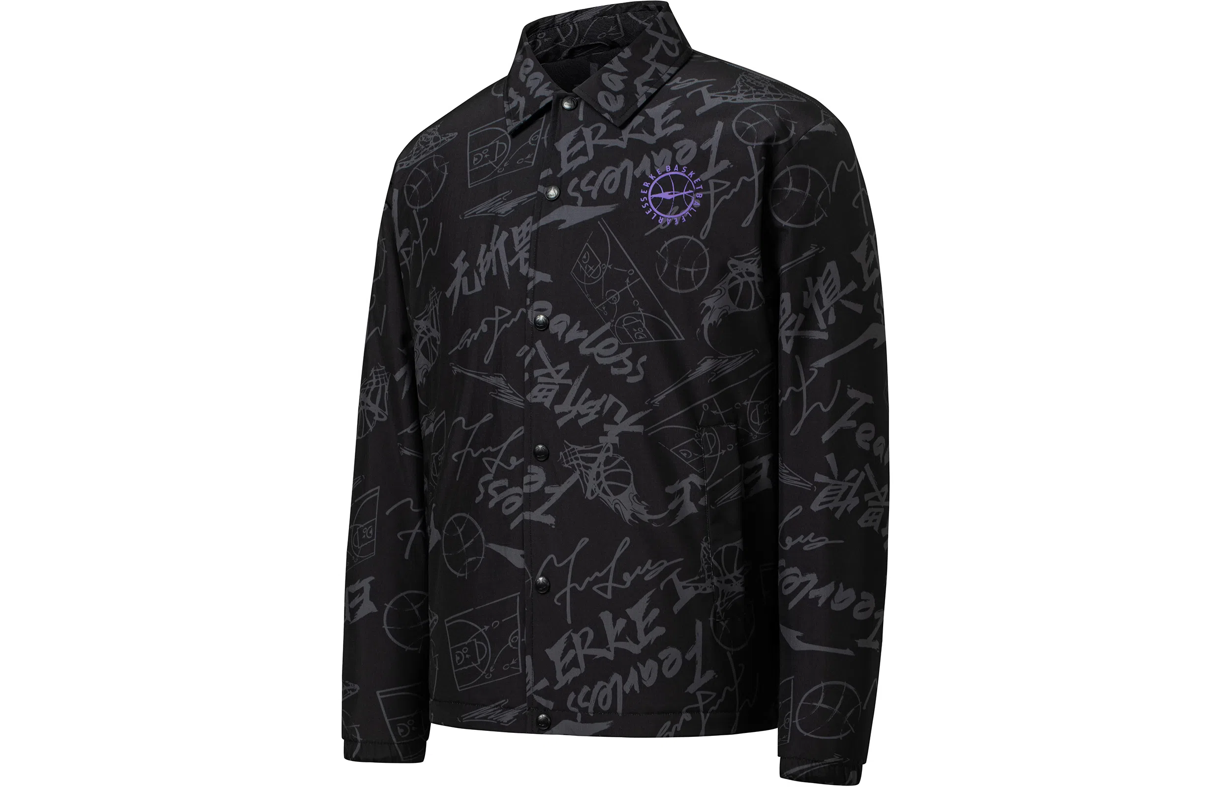 ERKE Padded Jacket Black