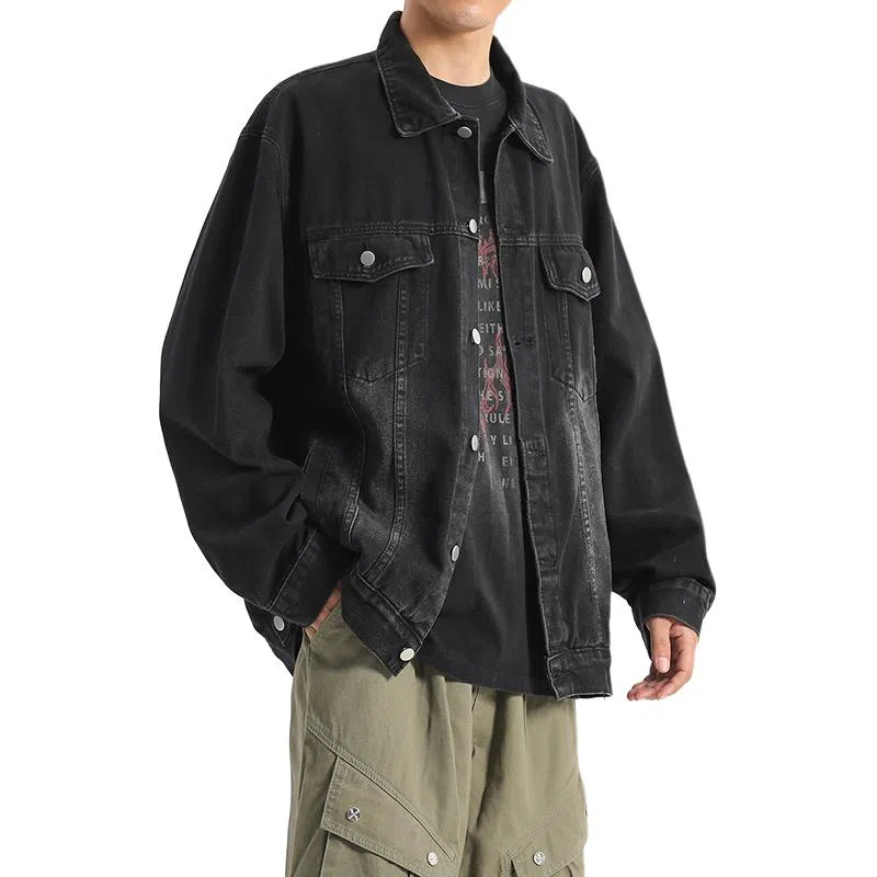 MGXEK Denim Jacket Black