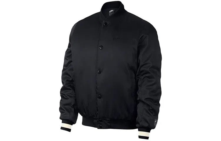 Nike Air Woven Baseball Jacket Black