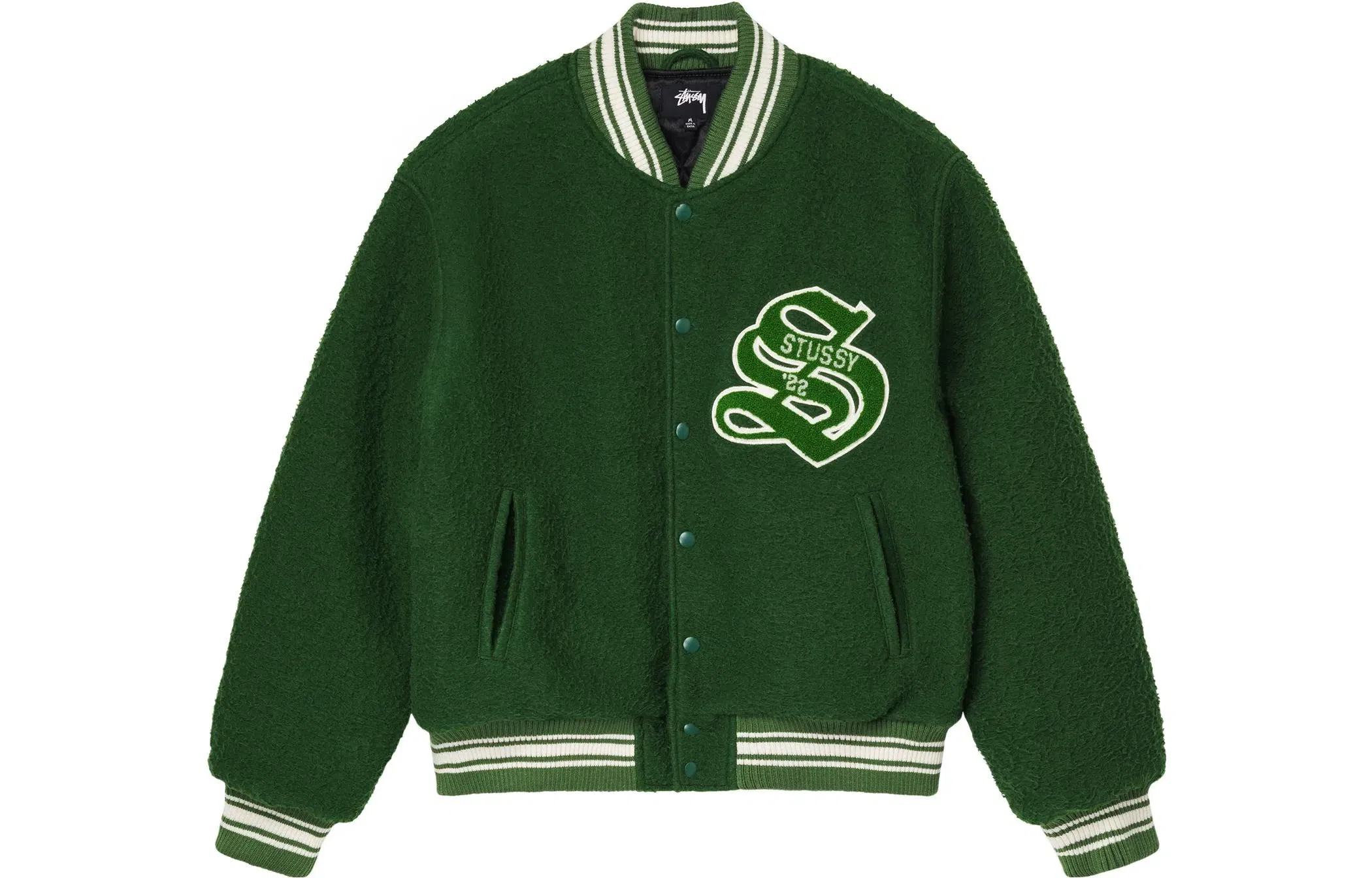 Stussy FW22 Casentino Wool Varsity Jacket