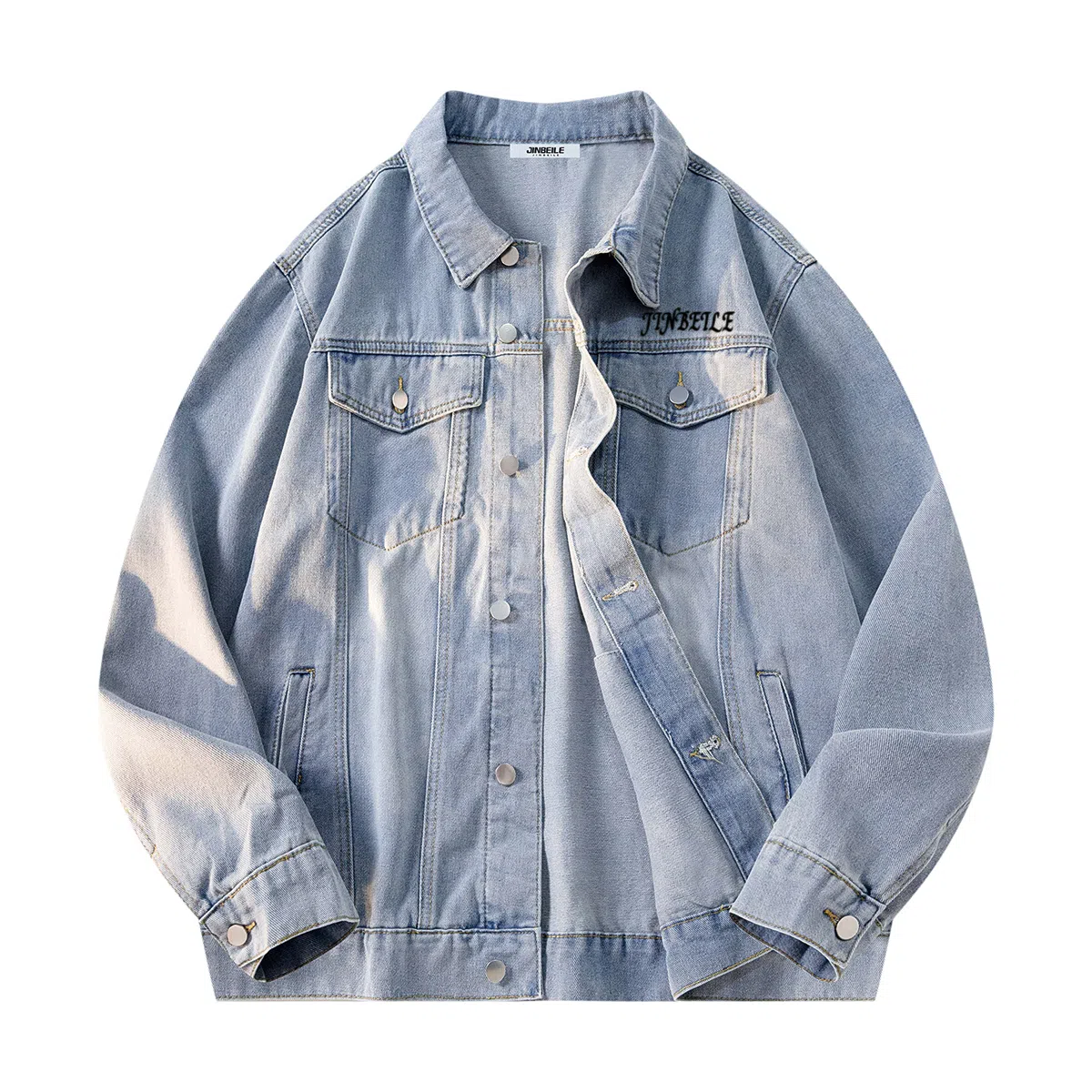 Kinbelle Spider Print Denim Jacket