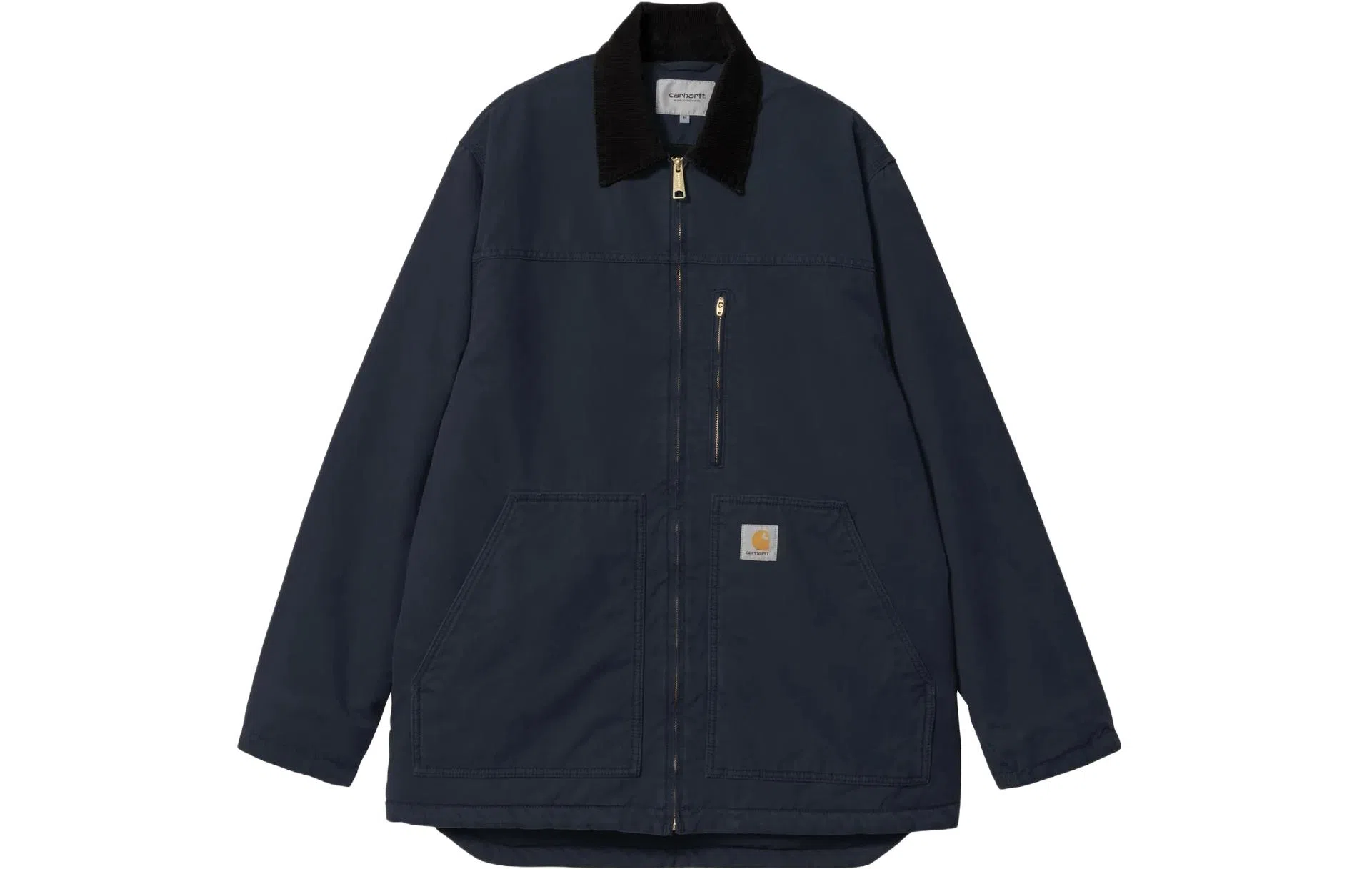 Carhartt WIP Zip Patchwork Collar Jacket Navy