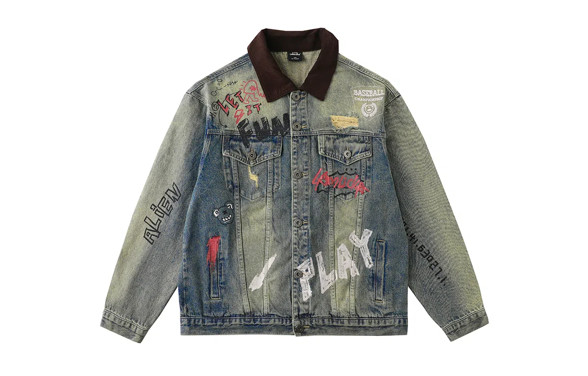 LAMLICKA Denim Jacket Grey