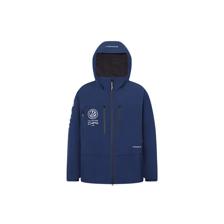 波司登 滑雪系列 户外防风防水透湿撞色拉链连帽羽绒服 男女同款