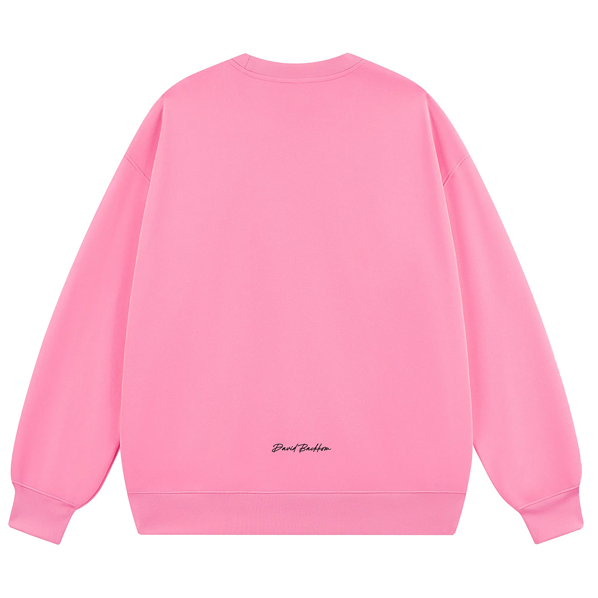 大卫贝肯 简约基础款美式复古纯色日常通勤百搭圆领休闲宽松落肩袖套头卫衣 男女同款