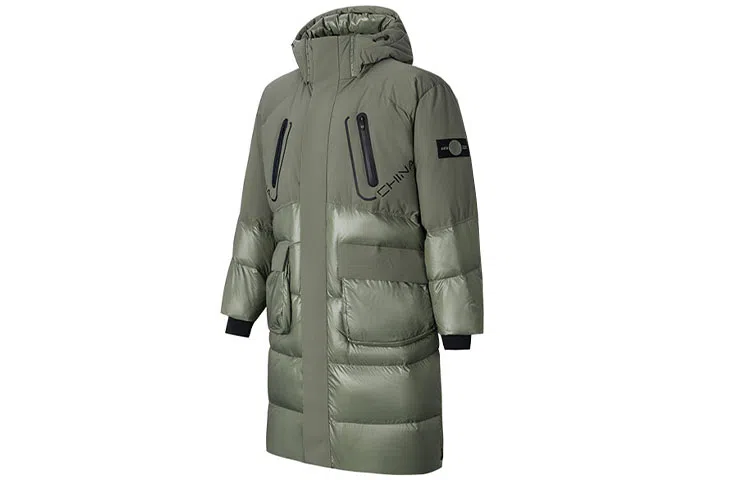 Anta x CHENPENG Olive Down Jacket