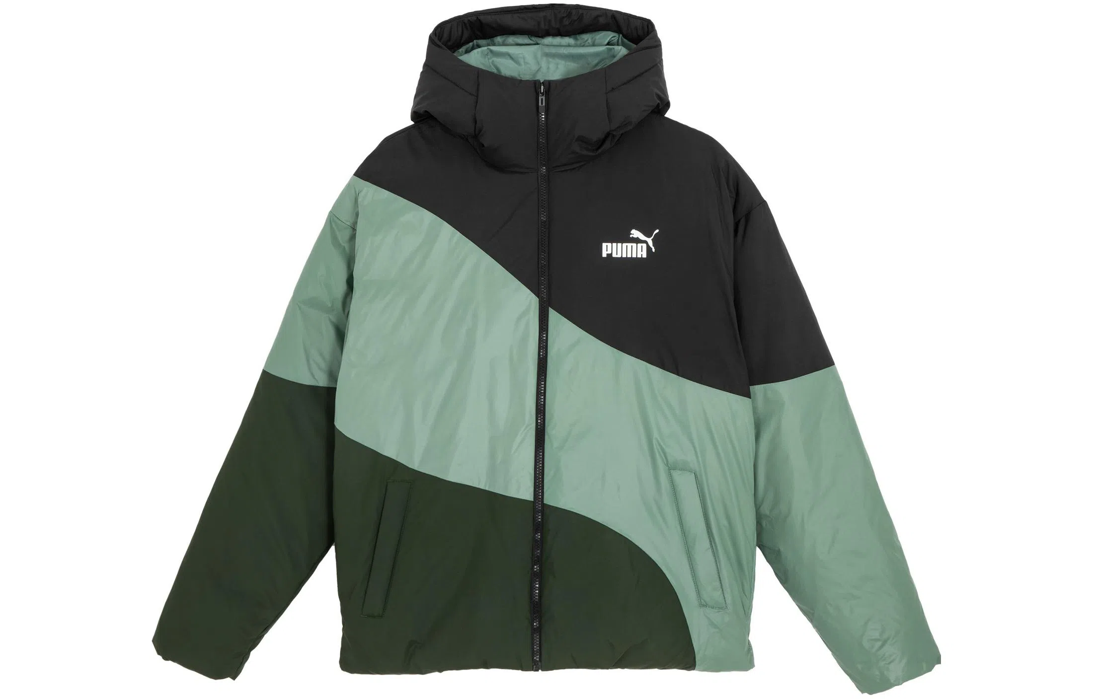 PUMA IG CAT HOODED DOWN PUFFER JACKET
