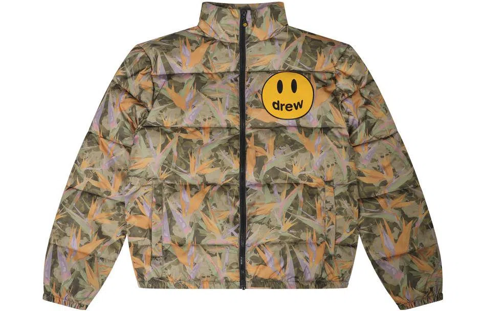 Drew House Camo Smiley High Neck Jacket