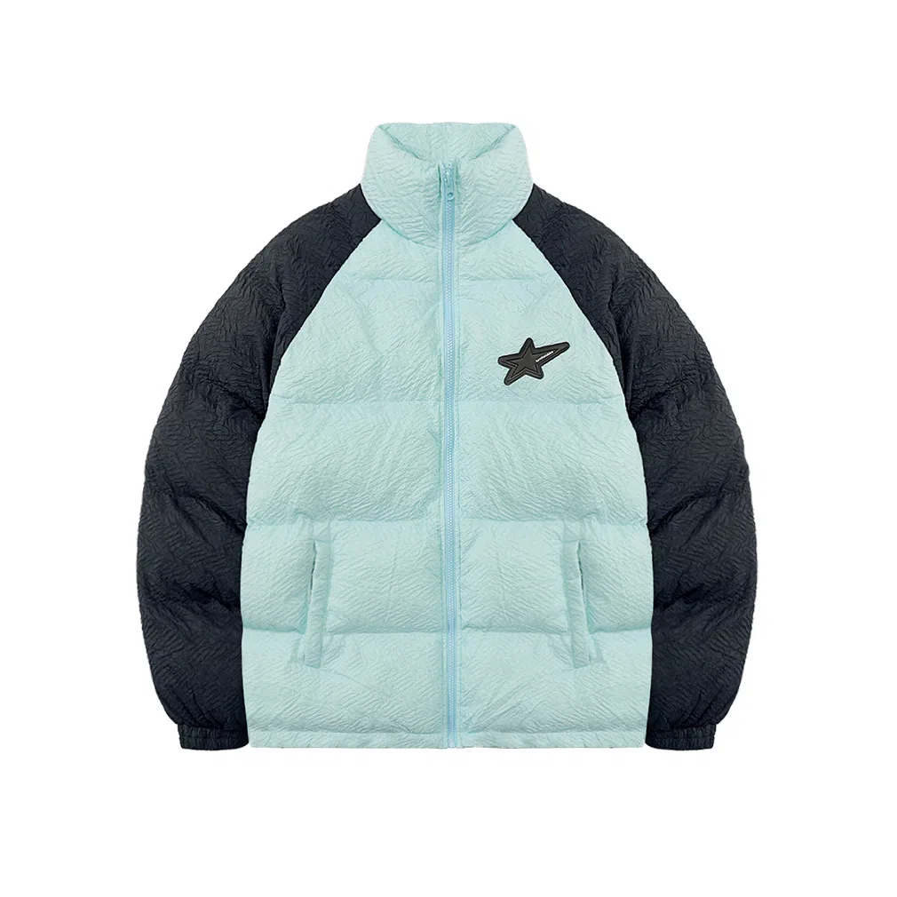 TURNTHETABLES FW22 Pleated Texture Puffer Coat