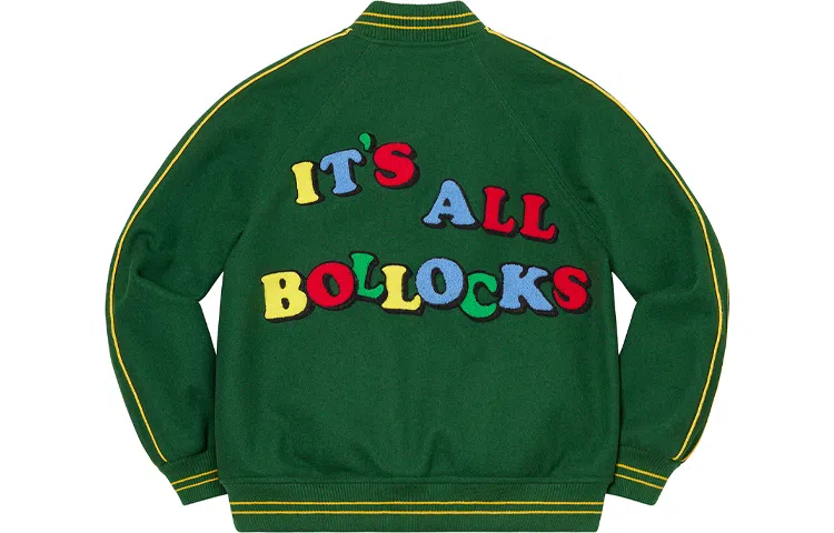 Supreme x Jamie Reid Varsity Jacket