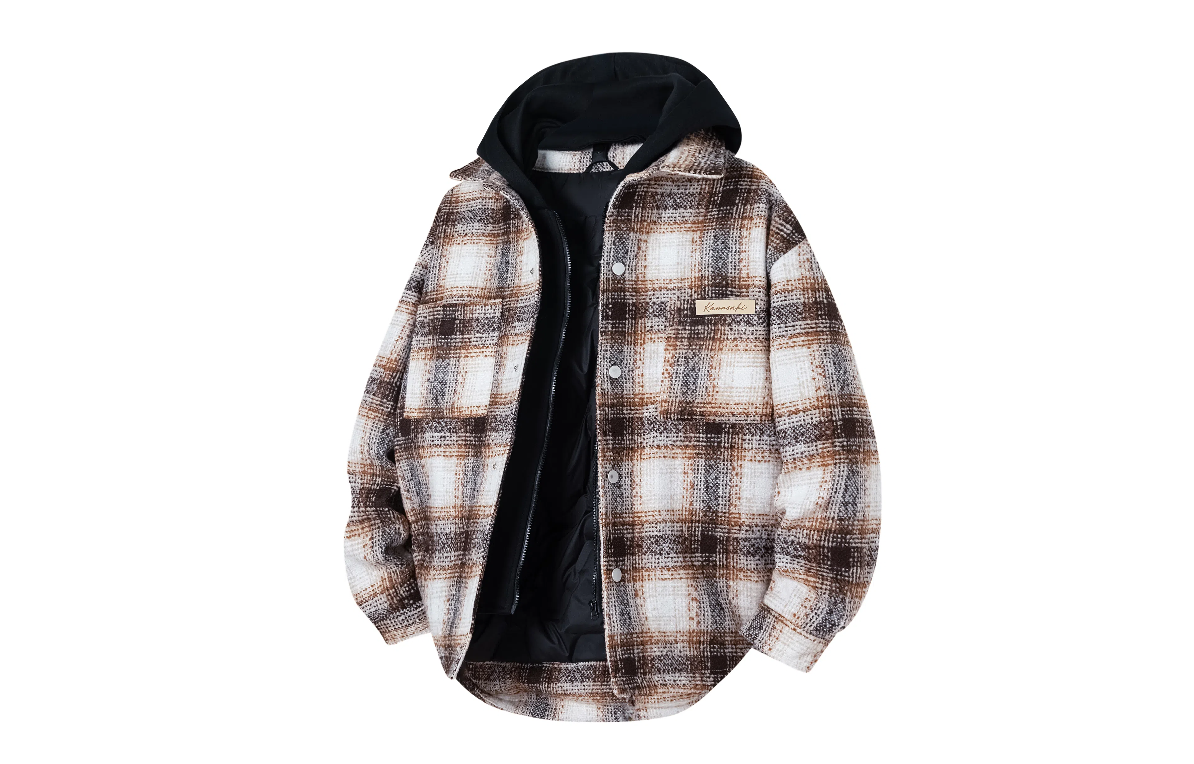 Kawasaki Retro Logo Windproof Down Jacket