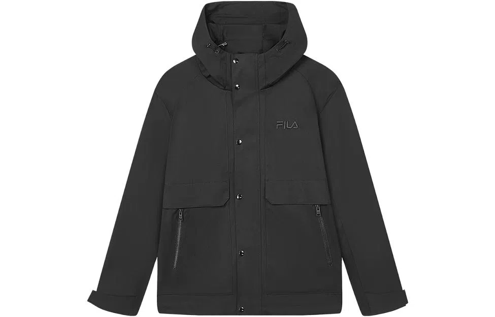 FILA x THE MET Hoodie Jacket Black