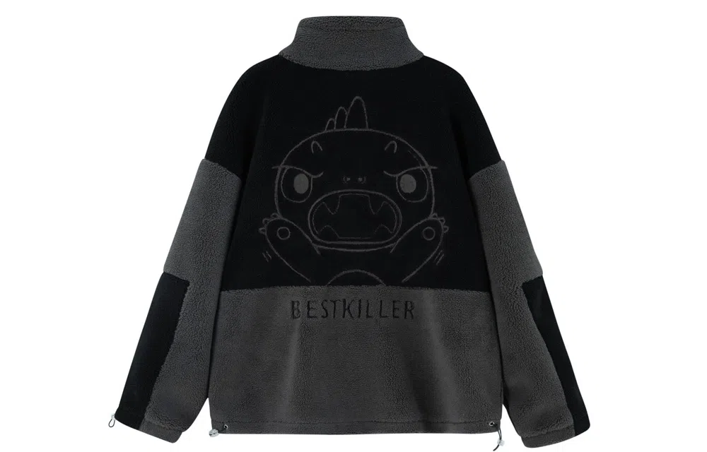 BTK Monster Embroidered Fleece Jacket