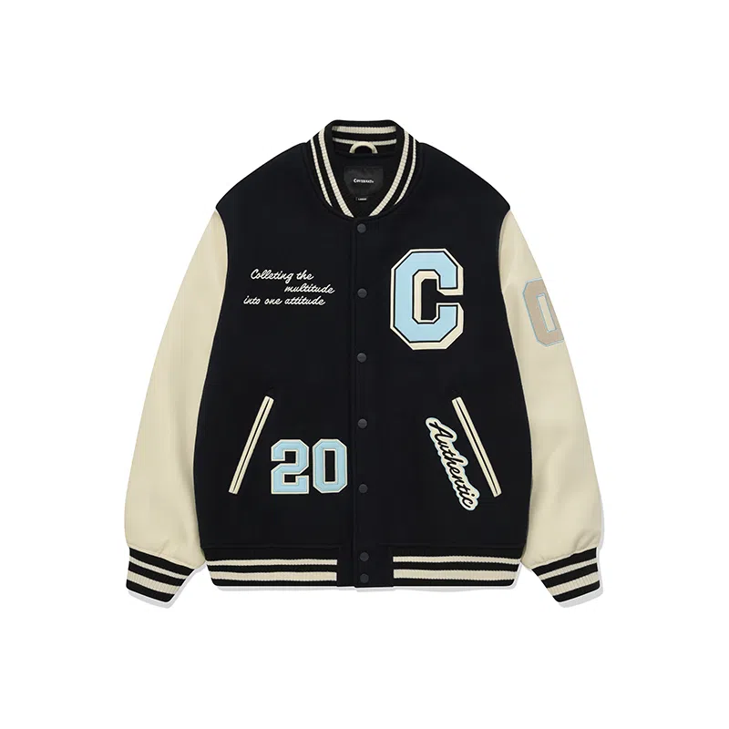 COVERNAT Varsity Jacket Navy