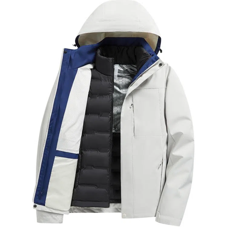 雅鹿优选  舒适保暖时尚舒适百搭  防水防风透气冲锋衣 男款