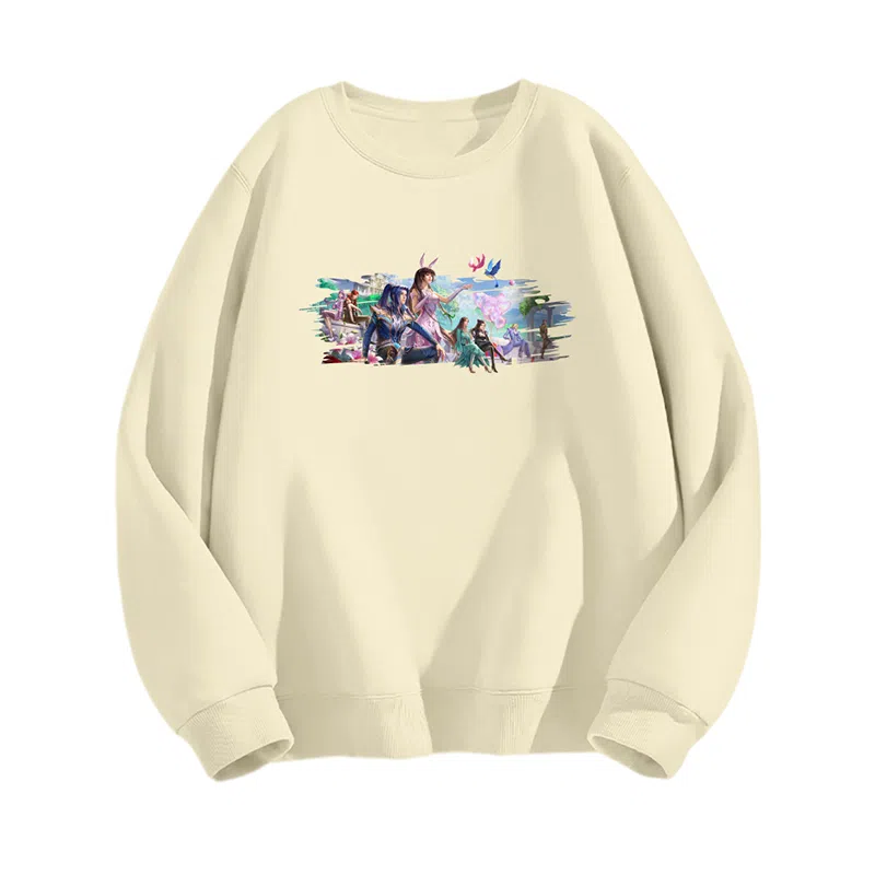 腾讯视频草场地 斗罗大陆动画设计唐门庆典全员款国风动漫休闲简约圆领卫衣 男女同款