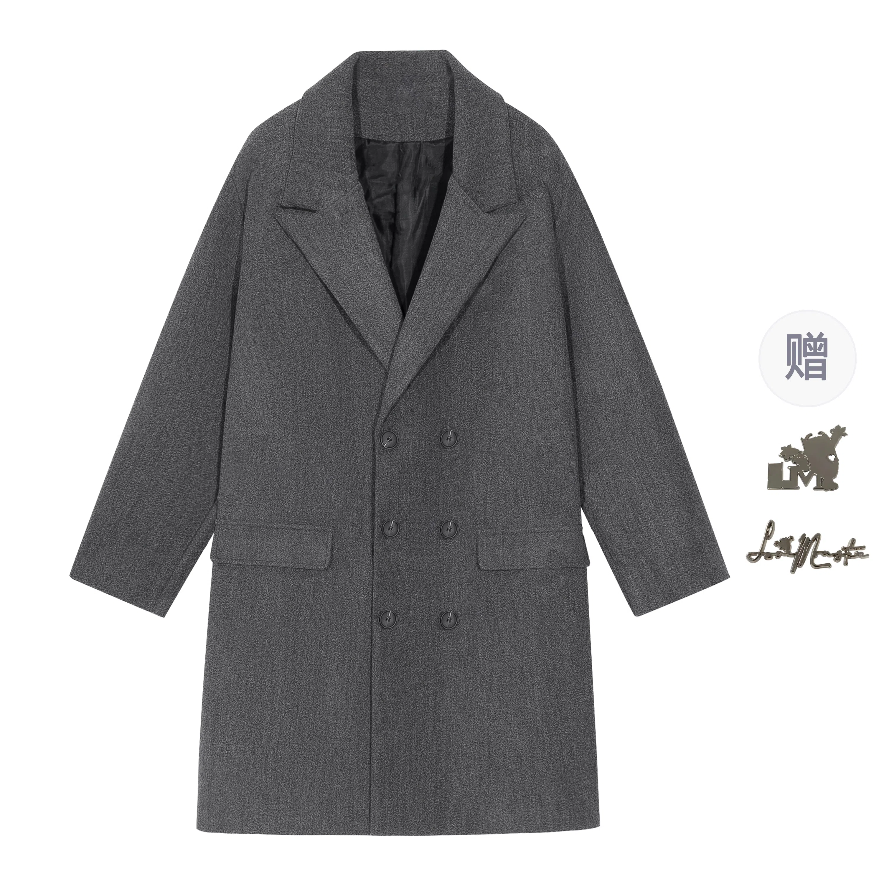 Love Monster Classic Wool Coat